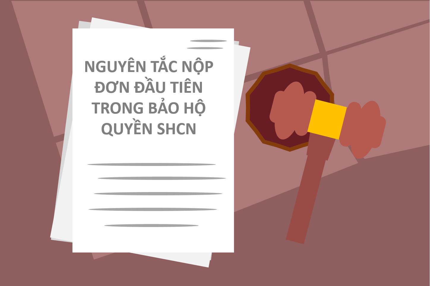 Nguyên tắc nộp đơn đầu tiên trong đăng ký nhãn hiệu